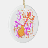 KRWの女の子の石のギターのグランジなオーナメント セラミックオーナメント (右)