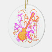 KRWの女の子の石のギターのグランジなオーナメント セラミックオーナメント (左)