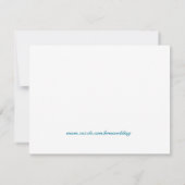 KRWの孔雀の花のカスタムの保存日付 セーブザデート (裏面)