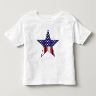 KRWの愛国心が強い星の旗の幼児のワイシャツ トドラーTシャツ