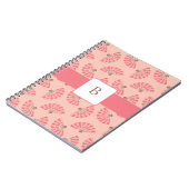 KRWの日本語はカスタムなモノグラムのノートに送風します ノートブック (左側)