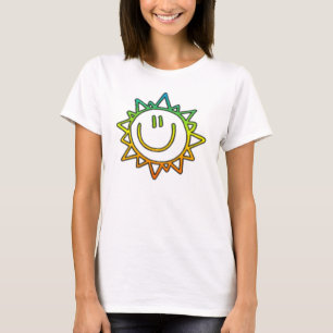 KRWの明るいスマイル Tシャツ