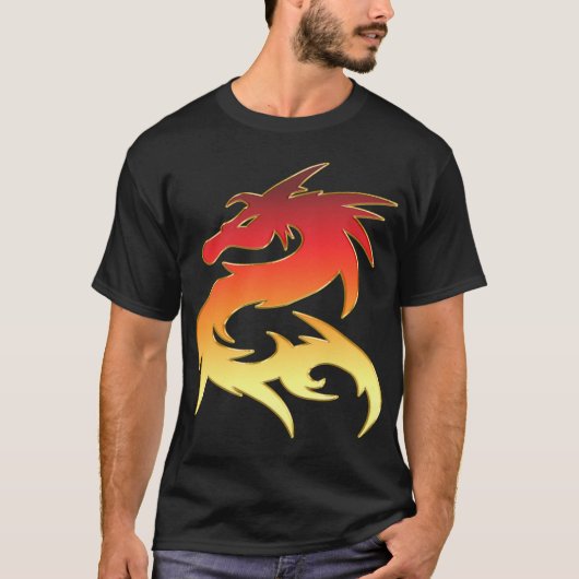 KRWの火のドラゴン Tシャツ (正面)