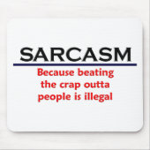 KRWの皮肉のおもしろいな冗談 マウスパッド (正面)