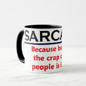 KRWの皮肉のおもしろいな冗談 マグカップ (正面左)