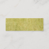 KRWの緑のケルト族のシャムロックの羊皮紙のカスタム スキニー名刺 (裏面)