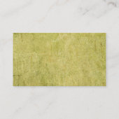 KRWの緑のケルト族のシャムロックの羊皮紙のカスタム 名刺 (裏面)