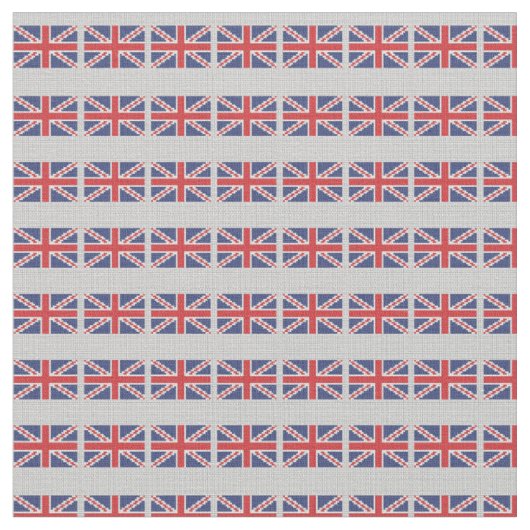 KRWの英国国旗のイギリスの旗のプリントの生地 ファブリック (クローズアップ)