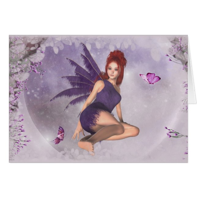 KRWの蝶夢の妖精のファンタジーの芸術 (正面横)
