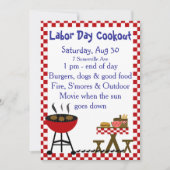 KRWの裏庭のCookoutの招待状 招待状 (正面)