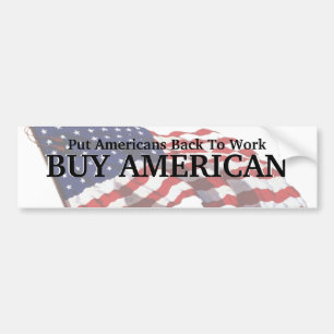 KRWの買物のアメリカのバンパーステッカー バンパーステッカー