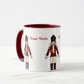 KRWはあなたのナットをここに割られて得ます マグカップ (正面左)