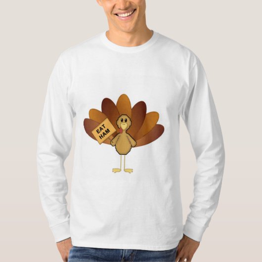 KRWはハムを食べます Tシャツ (正面)