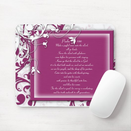 KRWは主にPsalm 100嬉しい騒音を作ります マウスパッド (マウス)