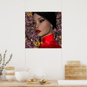 KRWアジア – 東洋美しい ポスター (キッチン)