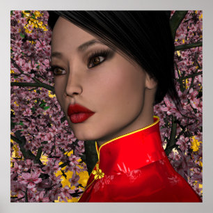 KRWアジア – 東洋美しい ポスター