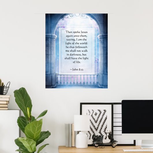 KRWイエスは世界の光のポスター ポスター (ホームオフィス)