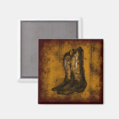 KRWウエスタン衣服カウボーブーツ マグネット (正面/裏面)