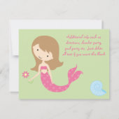 KRWカウトマーメイドバースデーパーティ招待状 招待状 (裏面)