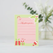 KRWカスタム休日ギフトカード シーズンポストカード (スタンド正面)