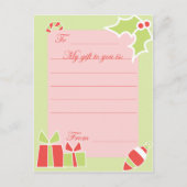 KRWカスタム休日ギフトカード シーズンポストカード (正面)