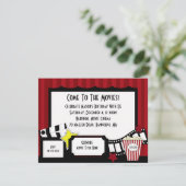 KRWカスタム映画バースデーパーティ招待状 招待状 (スタンド正面)