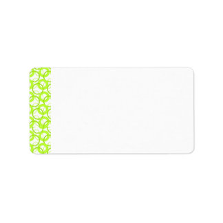 KRWクールライム円空白の住所 シール