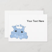 KRWザイズアズボーイズブルーテディベアーズ座席表 招待状 (正面/裏面)