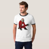 KRWダイムを倹約できますか。 猿のワイシャツ Tシャツ (正面フル)