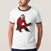 KRWダイムを倹約できますか。 猿のワイシャツ Tシャツ (正面)