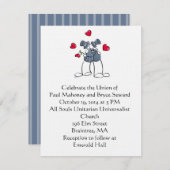 KRWハッピーグルームズゲイマリッジカスタム招待状 招待状 (正面/裏面)