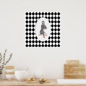 KRWハーレクインカメオ ポスター (キッチン)