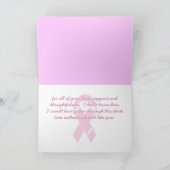 KRWピンクリボン – ありがとうございました サンキューカード (内部)