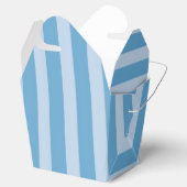 KRWブルーストライプのテイクアウト特典ボックス フェイバーボックス (オープン)