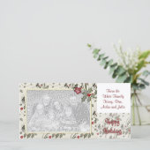 KRWホリーフレームカスタムホリデーフォトカード シーズンカード (スタンド正面)