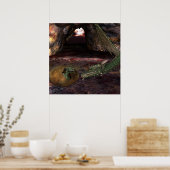 KRWマザー&チャイルド・ドラゴンファンタジー ポスター (キッチン)