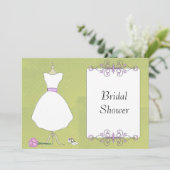 KRWモダンズドレスブライダルシャワー 招待状 (スタンド正面)