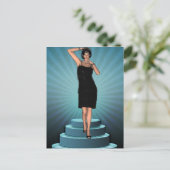 KRWリッツデコフラッパーを着る ポストカード (スタンド正面)