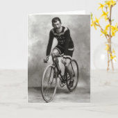 KRWヴィンテージサイクリスト・カード カード (黄色い花)