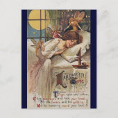 KRWヴィンテージハロウィーン時間はがき ポストカード (正面)