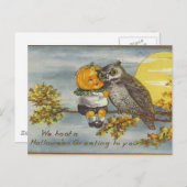 KRWヴィンテージハロウィーン葉書 ポストカード (正面/裏面)