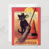 KRWヴィンテージハロウィーン シーズンポストカード (正面/裏面)