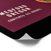 KRWヴィンテージピギーナーズ果輪状ラベル ポスター (角)