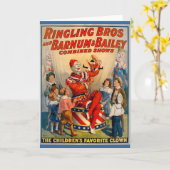 KRWヴィンテージ回路ピエロカード カード (黄色い花)