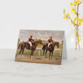 KRWヴィンテージ競馬カードカスタマイズ-  カード (黄色い花)