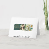 KRWヴィンテージ雪だるまカーホリデーカード シーズンカード (裏面)