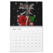 KRW妖精2010年の12か月 カレンダー (1月 2027)