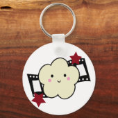 KRW映画ポップコーンかわいいキーチェーン キーホルダー (正面)