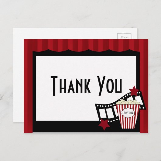 KRW映画館ありがとうはがき ポストカード (正面/裏面)