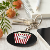 KRW映画館ポップコーンキーチェーン キーホルダー (側面)